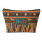 African Lions & Elephants Makeup Bag - Large - 12.5"x7" (Personalized)