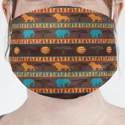 African Lions & Elephants Face Mask Cover