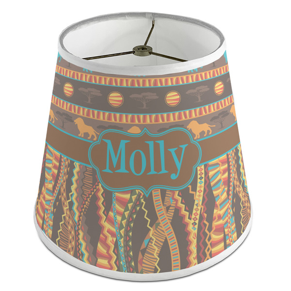 Custom African Lions & Elephants Empire Lamp Shade (Personalized)