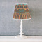 African Lions & Elephants Poly Film Empire Lampshade - Lifestyle