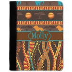 African Lions & Elephants Notebook Padfolio w/ Name or Text