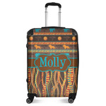 African Lions & Elephants Suitcase - 24" Medium - Checked (Personalized)
