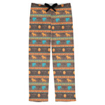 African Lions & Elephants Mens Pajama Pants - 2XL