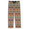 African Lions & Elephants Mens Pajama Pants - XS