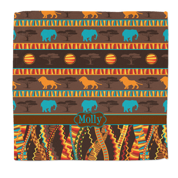 Custom African Lions & Elephants Microfiber Dish Rag (Personalized)