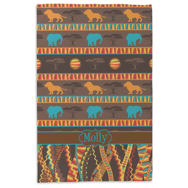 African Lions & Elephants Microfiber Dish Towel - APPROVAL