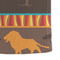 African Lions & Elephants Microfiber Dish Towel - DETAIL