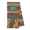 African Lions & Elephants Kitchen Towel - Microfiber (Personalized)