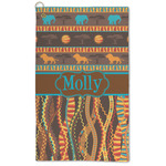 African Lions & Elephants Microfiber Golf Towel (Personalized)