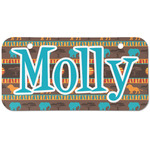 African Lions & Elephants Mini/Bicycle License Plate (2 Holes) (Personalized)