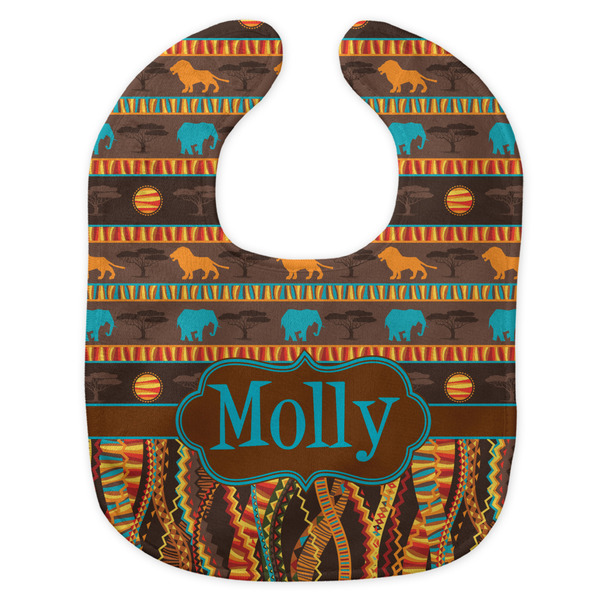 African Lions & Elephants New Bib Flat Approval