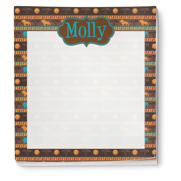 African Lions & Elephants Notepad - Apvl