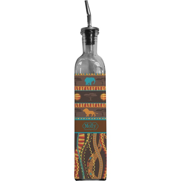 Custom African Lions & Elephants Oil Dispenser Bottle (Personalized)