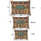 African Lions & Elephants Outdoor Dog Beds - SIZE CHART