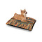 African Lions & Elephants Outdoor Dog Beds - Small - IN CONTEXT