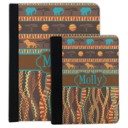 African Lions & Elephants Padfolio Clipboard (Personalized)
