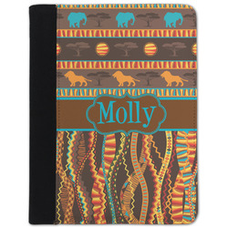 African Lions & Elephants Padfolio Clipboard - Small (Personalized)
