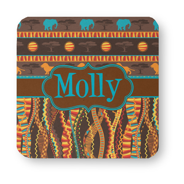 African Lions & Elephants Paper Coasters - Approval