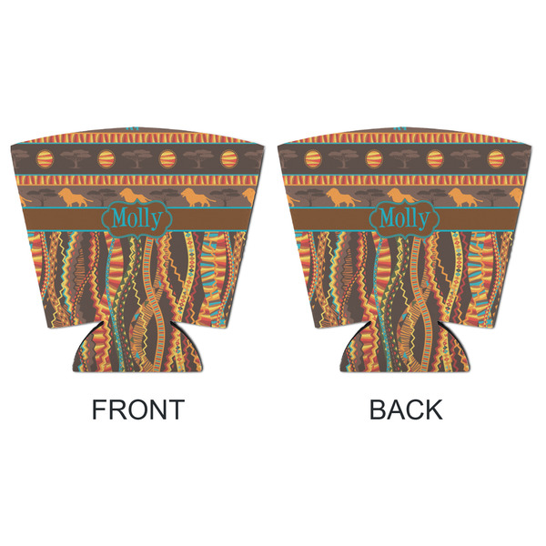 African Lions & Elephants Party Cup Sleeves - with bottom - APPROVAL