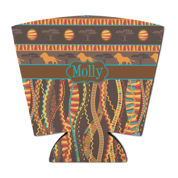 Custom African Lions & Elephants Party Cup Sleeve - with Bottom (Personalized)