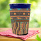 African Lions & Elephants Party Cup Sleeves - with bottom - Lifestyle
