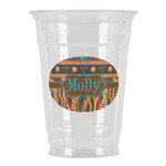 African Lions & Elephants Party Cups - 16oz (Personalized)