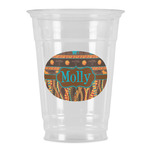 African Lions & Elephants Party Cups - 16oz (Personalized)