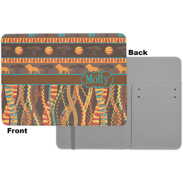 African Lions & Elephants Passport Holder - Apvl