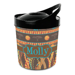 African Lions & Elephants Plastic Ice Bucket (Personalized)