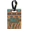 African Lions & Elephants Personalized Rectangular Luggage Tag