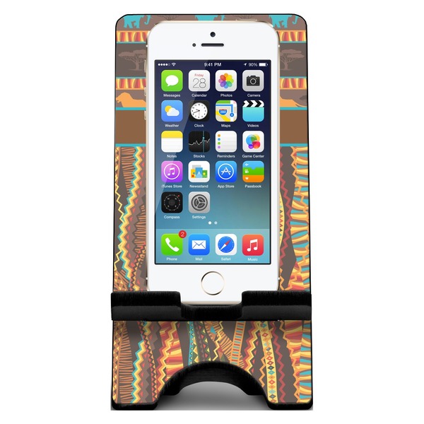 African Lions & Elephants Phone Stand w/ Phone