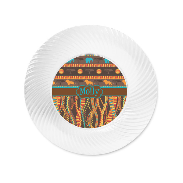 African Lions & Elephants Plastic Party Appetizer & Dessert Plates - Approval