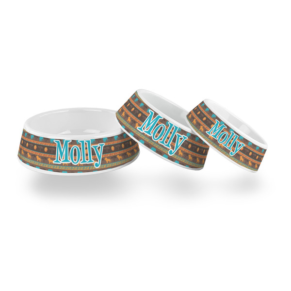 African Lions & Elephants Plastic Pet Bowls - PARENT MAIN