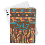 African Lions & Elephants Playing Cards (Personalized)