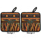 African Lions & Elephants Pot Holders - Set of 2 APPROVAL