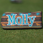 African Lions & Elephants Blade Putter Cover (Personalized)