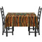 African Lions & Elephants Rectangular Tablecloths - Side View