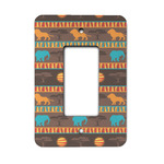 African Lions & Elephants Rocker Style Light Switch Cover