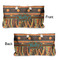 African Lions & Elephants Large Rope Tote - From & Back View