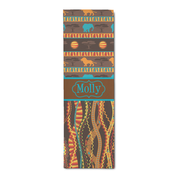 Custom African Lions & Elephants Runner Rug - 2.5'x8' w/ Name or Text