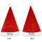 African Lions & Elephants Santa Hats - Front and Back (Double Sided Print) APPROVAL