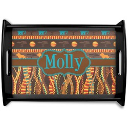 African Lions & Elephants Wooden Tray (Personalized)