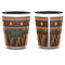 African Lions & Elephants Shot Glass - Two Tone - APPROVAL