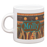 African Lions & Elephants Espresso Cup (Personalized)