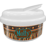 African Lions & Elephants Snack Container (Personalized)