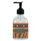 African Lions & Elephants Glass Soap & Lotion Bottle - Single Bottle (Personalized)