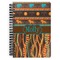African Lions & Elephants Spiral Journal Large - Front View