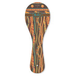 African Lions & Elephants Ceramic Spoon Rest (Personalized)