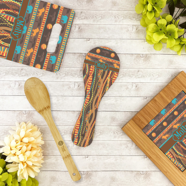 African Lions & Elephants Spoon Rest Trivet - LIFESTYLE