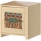 African Lions & Elephants Square Wall Decal on Wooden Cabinet